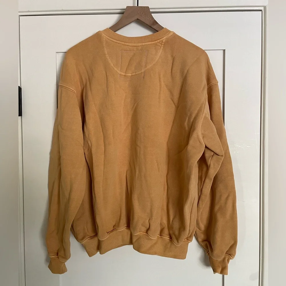 Peanuts Tan Crewneck Sweatshirt with Green "Howdy" and Red Cactus - Picture 2 of 5